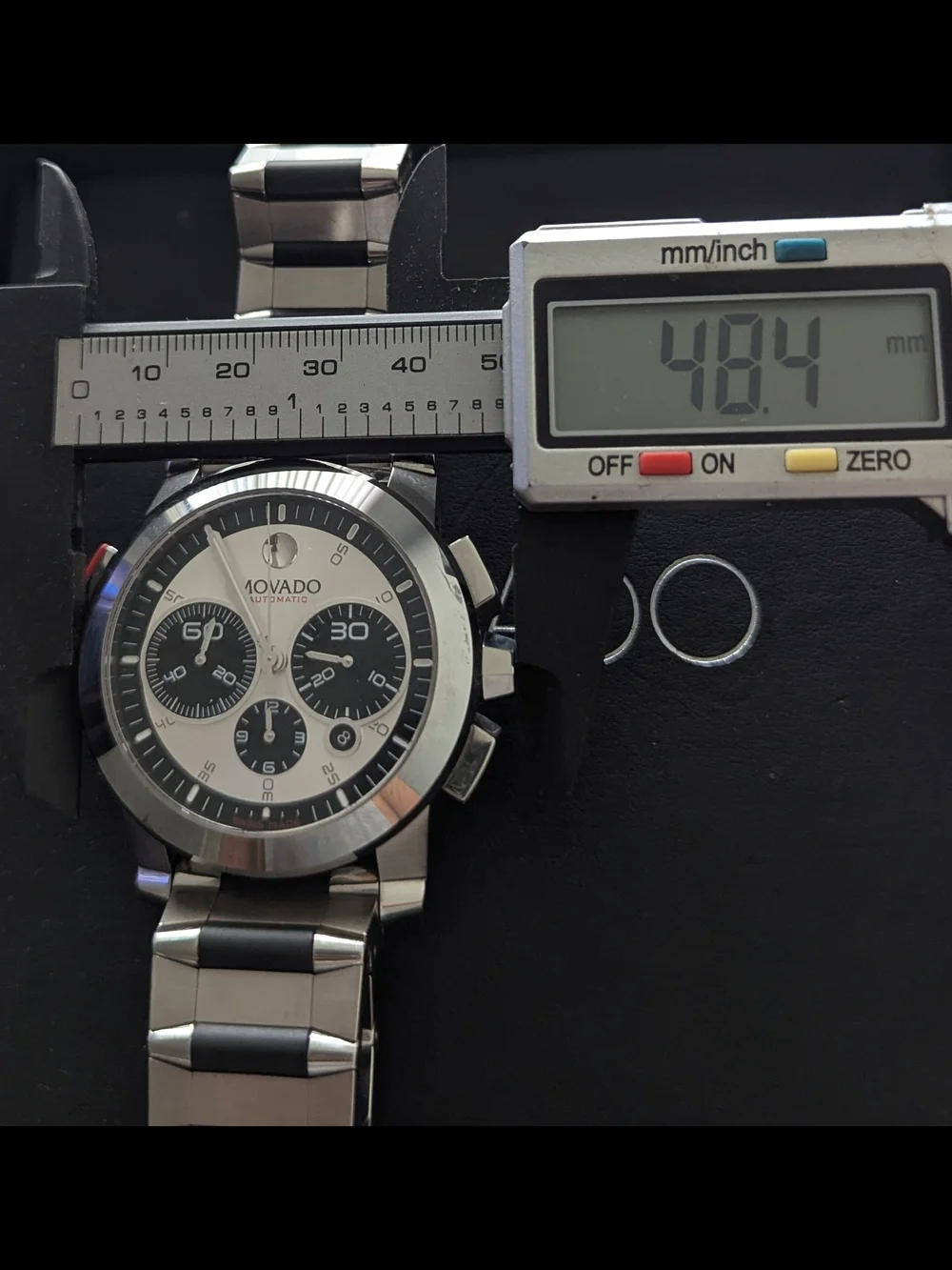 Movado Watch Mens Automatic RED LABEL VIZIO $5995